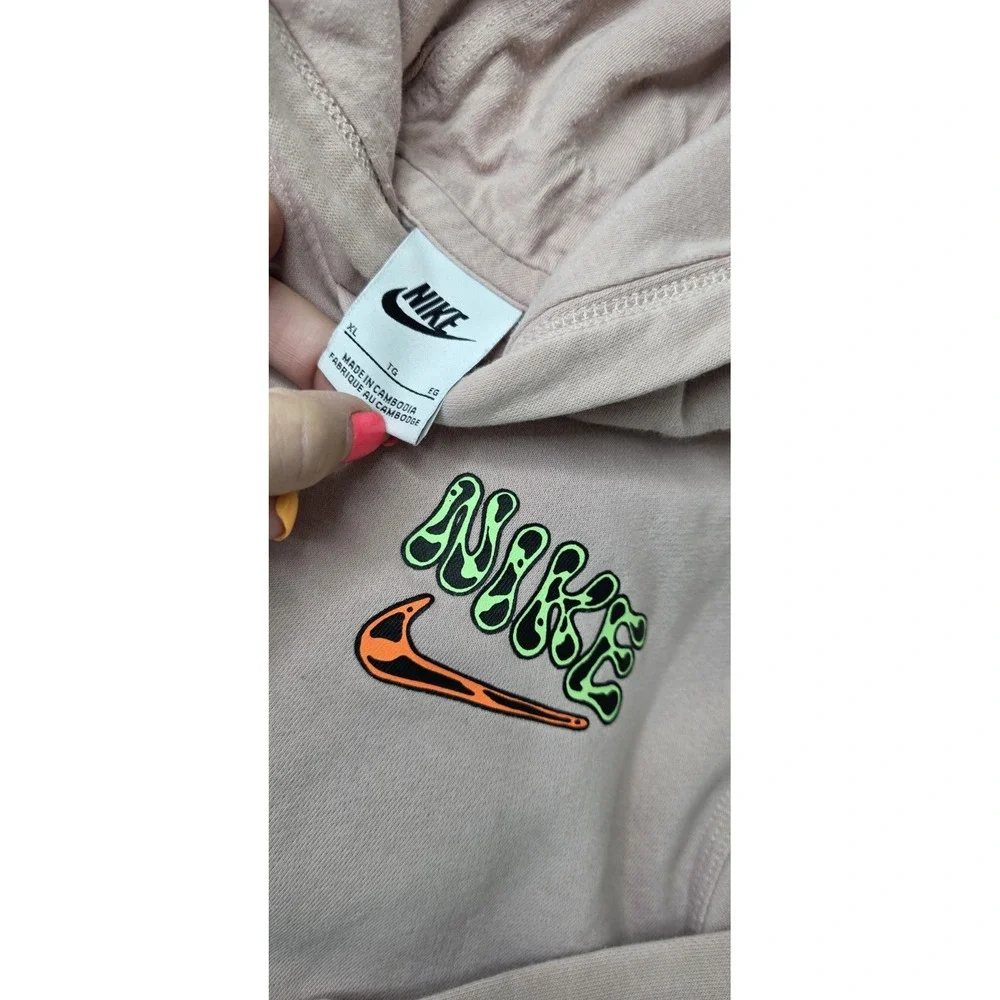 2pc Nike Sportswear Retro Sport Groovy Pullover Hoodie Full Zip Jacket Kids L/XL